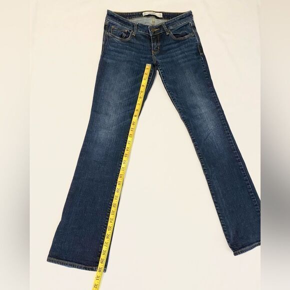 Abercrombie & Fitch bootcut stretch jeans W 26 L 33 on label. - Picture 8 of 9